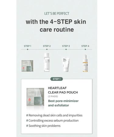 ANUA Heartleaf Smoothing Trial Kit | Korean Travel Size Skin Care Set with Heartleaf 77 Clear Pad Toner Lotion & Soothing Ampoule - Buy Online on GoSupps.com