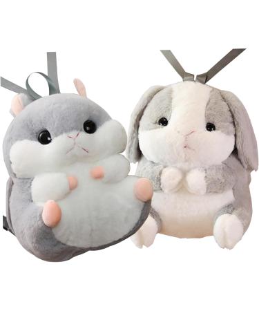 Hot Water Bottle Covers Only Soft Plush Animal Hot Water Bottle Backpack with Strap Warm Cute Hot Water Bag Cover Rabbit Hot Water Bottle - Buy Online on GoSupps.com