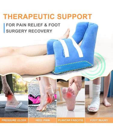 Pressure Sore Heel Protector Cushion with Cooling Gel Pack - Offloading Boot for Diabetic Foot Ulcers and Bed Sores - Buy Online on GoSupps.com