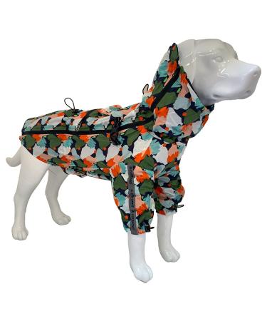 Croci Hiking Raincoat for Dogs Portable Go Harlequin Size 70 cm - 384 g