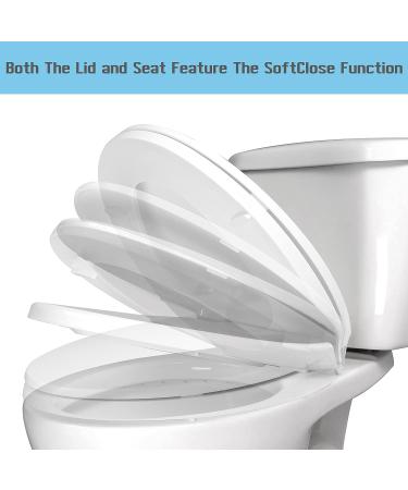 Soft Close Elongated Toilet Seat for TOTO Toilets | Heavy Duty, Replaceable | Oval, White - Buy Online on GoSupps.com
