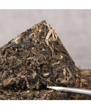HELLOYOUNG 250g Th Pu'er chinois biologique Aliment vert au go t moelleux et cors une sensation en bouche douce et onctueuse Th pu-erh Pu'er Tea - Buy Online on GoSupps.com