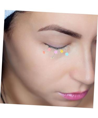 FRCOLOR 9 Pairs sequin false eyelashes colored lashes cosplay lashes color lashes pride makeup colored eyelashes lashes with color pride outfit Imitation Miss make up flower stickers - Buy Online on GoSupps.com