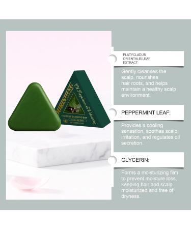 Qisjun LTD Nature Triangle Shampoo Bar Shampoo Bar for hair care and travel - Buy Online on GoSupps.com