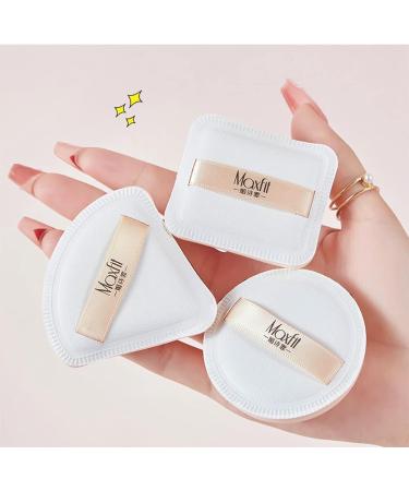 Verdant Touch Makeup Puff Powder Puff Makeup Sponge Skin-Friendly Face Puff for Salon Home Travel Round Bagged - Buy Online on GoSupps.com