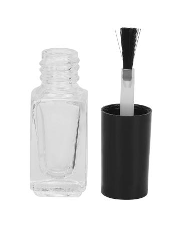10-Pack 5ml Crystal Clear Empty Nail Polish Bottles with Brush & Funnels - Ideal for DIY & Self-Filling - Buy Online on GoSupps.com