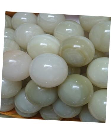 Partykindom Hand Health Balls - Chinese Massage & Gymnasium Balls in Green & White Jade - Perfect for Wrist Exercise & Relaxation - Buy Online on GoSupps.com