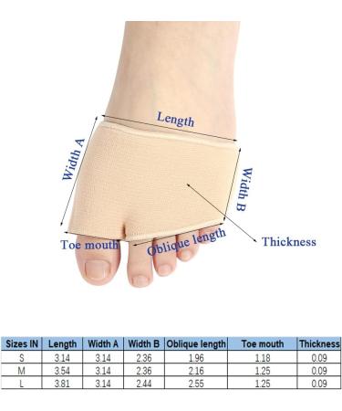 Metatarsal Pads for Men & Women - Gel Forefoot Sleeves for Pain Relief | Cushions for Metatarsalgia & Foot Care - Buy Online on GoSupps.com