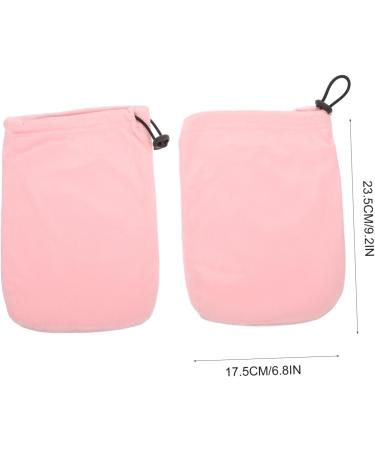 POPETPOP 2 Pairs Wax Thermal Insulation Gloves Paraffin Gloves Practical Hand Spa Gloves Work Gloves Comfortable Hand Care Gloves Foot Baby Cotton Headband Pink - Buy Online on GoSupps.com