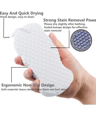 Super Soft Exfoliating Bath Sponge Set | Gentle Spa Scrub for Dead Skin Removal | Reusable & Painless | Suitable for Adults, Children & Pregnant Women | 3PCS - Buy Online on GoSupps.com