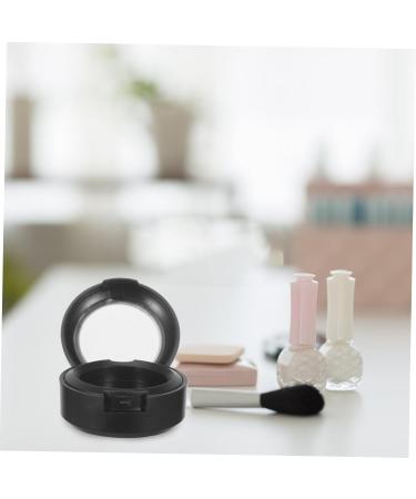 Housoutil 10pcs Box Eye Shadow Nose Shadow Box Eyeshadow Plastic Cosmetic Jars Blush Case Magnetic Storage Box 3.8x3.8cm Black - Buy Online on GoSupps.com