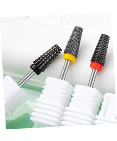 POPETPOP Black Ceramic Nail Polishing Head Nail Polishing Tool Acrylic Nail Drill Bits Rainbow Hair Clips Braiding Toy Nail Tools Nail Art Drill Bits Short Hair Set Women's Ceramics - Buy Online on GoSupps.com
