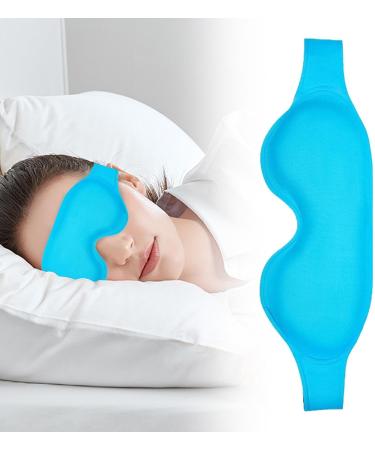 Fukamou Cooling Eye Masque Cooling Eye Reusable Masque | Perfect Fit Sleeping Tool for Business Trip Car Travel and Home - Buy Online on GoSupps.com