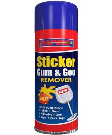 Sticker Gum & Goo Remover Spray Effective Label Cleaner Easy to Use Sprays Cleans Residue Adhesive Surface Marks - Remove Sticky Labels Chewing Gum Masking Tape Gel Price Tags 300ml
