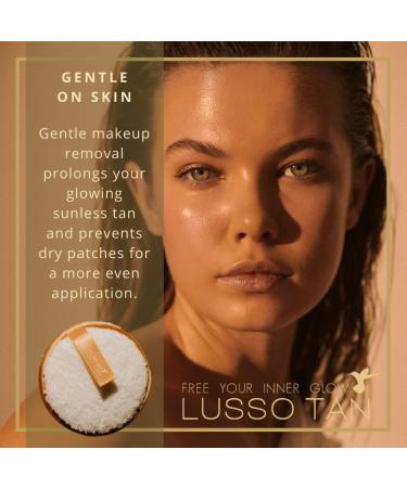 Reusable Cleansing Pads Trio By Lusso Tan. Face Makeup Remover. Washable Pad Wipes. Up to 500 cleanses Per Pad. Organic Sustainable Vegan and Cruelty-Free. - Buy Online on GoSupps.com