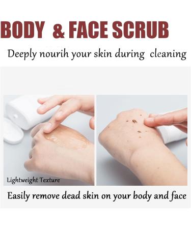 Face Scrub for Blackhead Yellow Sugar Face Scrub Exfoliator Reduce Acne & Improve Dull Skin 150ML Body Scrubs for Deak Skin Body Scrub Exfoliator Body Wash & Face Cleanser-Leg Exfoliator Body & Face - Buy Online on GoSupps.com