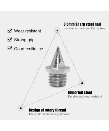 QPEY 42-Piece 1/4 Inch Steel Track Shoe Spikes Replacement Set with Wrench - Buy Online on GoSupps.com