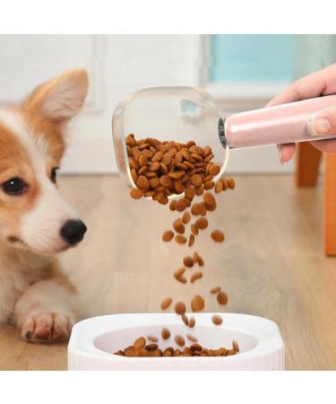 Teksome Dog Food Scoop | Transparent Puppy Measuring Cup - Practical Dry Food Scoops for Dogs and Cats Small Pet Feeding Supplies - Buy Online on GoSupps.com
