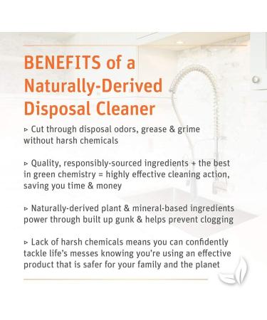 Grab Green Garbage Disposal Cleaner Pods - 48 Count Tangerine Lemongrass Scent - Plant & Mineral Based - Removes Odors & Prevents Clogging - 12 Count (Pack of 4) - Buy Online on GoSupps.com