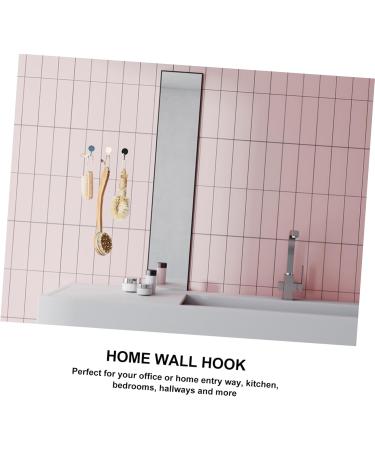 Alipis 30pcs Paste Coat Hook Picture Hangers Heavy Duty Hook Hat Hook Creative Wall Hook Household Hardware 5X2.8cm Colorful - Buy Online on GoSupps.com