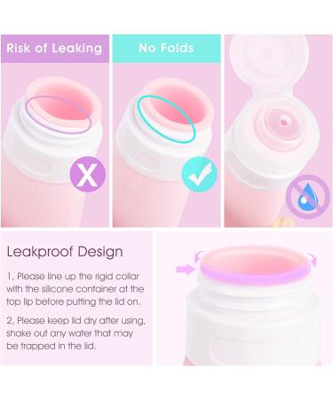 INSFIT Portable Travel Bottles 2 oz - TSA Approved Toiletries Containers - Leak Proof Squeezable Silicone Tubes - 4 Pack - Buy Online on GoSupps.com