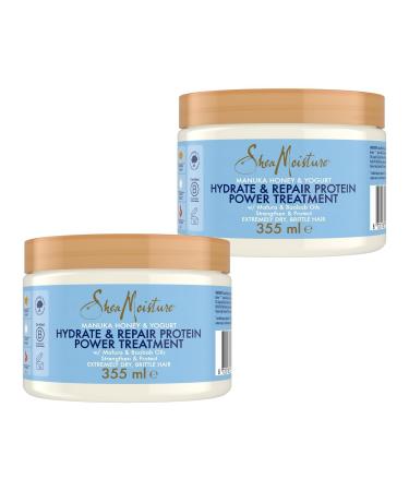 Unilever SheaMoisture Protein Power Treatment for extremely dry and brittle hair Hydrate & Repair restores and hydrates 2 x 355 ml