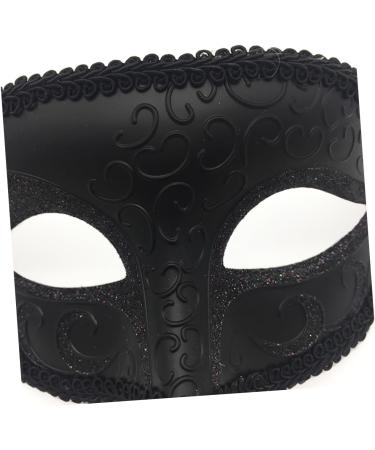 Angoily Masquerade Costume Eye Costumes Halloween Costume Party Black Outfit Black Maskes Halloween Party Wedding Dreses Makeup Men and Women Prom - Buy Online on GoSupps.com