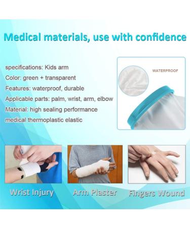Kids Arm Cast Cover for Shower Arm Cast Sleeve Bag Covers for Broken Hands Wrists Reusable Bandage Cover Dressing Protector Child Toddle Cast Bag Sleeve Covers Wound Full Arm Keep Bandage Dry - Buy Online on GoSupps.com