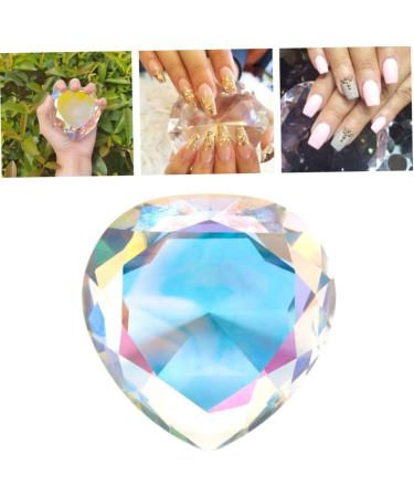 Nail Art Display Crystal Diamond Manicure Heart Diamond Manicure Showing Glass Hand Model Shoot Nail Art Ornament - Buy Online on GoSupps.com