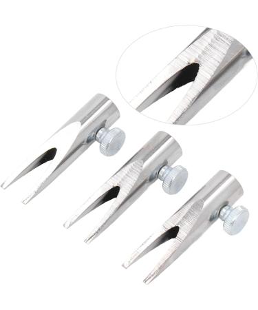 Dekaim Eyebrow Sharpening Tool Eyebrow Sharpener Aluminum Alloy Student Wooden Makeup Gadgets for Beginners Professional (Silver) - Buy Online on GoSupps.com