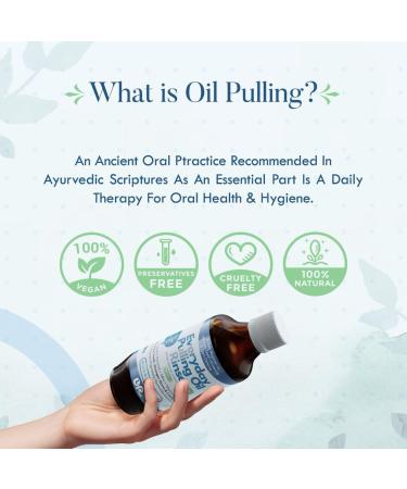 UpOne Whitening Oil Pulling Rinse - 25+ Herb Oil Blend Alcohol-Free Ayurvedic Formula for Teeth Whitening Fresh Mint Flavor Bad Breath Eliminator - 8 fl. oz | Shop Now - Buy Online on GoSupps.com