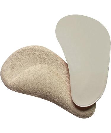 Footinsole Arch Support Insoles - 2 Pairs | Pu Gel Foot Massage Suede | Fallen Arches Relief - Buy Online on GoSupps.com