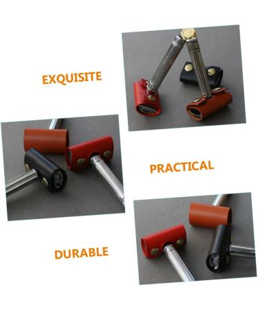 Beavorty Men's Razor Set - 2-Piece Safety Razor with Leather Travel Case | Premium Razor Protection & Travel Accessories - Buy Online on GoSupps.com