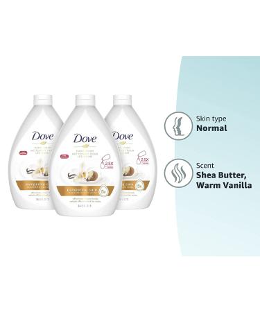 Dove Pampering Care Hand Wash 3-Pack - Shea Butter & Warm Vanilla Cleanser - 34 oz - For Clean & Softer Hands - Washes Away Dirt & Germs - Buy Online on GoSupps.com