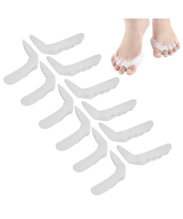 6 Pairs 5 Hole Toe Separators | SEBS Elastic Hallux Valgus Corrector for Men & Women - Improve Comfort & Alignment - Buy Online on GoSupps.com