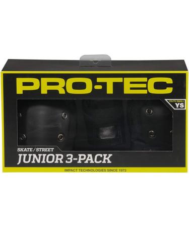 Pro-Tec Double Down Youth Small Black Knee Pad - Impact Protection for Kids - Buy Online on GoSupps.com