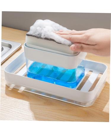 Cabilock 1 Set laundry soap dish Push type soap holder soap dispenser for kitchen sink distribution box dish washer detergent dish soap dispenser soap dispenser - Buy Online on GoSupps.com