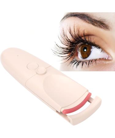 Verdant Touch Apricot Heated Lash Curler Heated Eyelash Curler USB Chargeable Electric Lash Curler 2 Gears Portable Long Lasting Heating Apricot - Buy Online on GoSupps.com