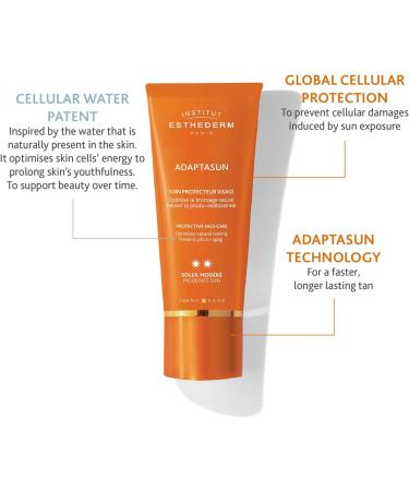 Institut Esthederm Adaptasun Sun Cream Moderate Sun Protection Face Moisturiser 50ml - Buy Online on GoSupps.com