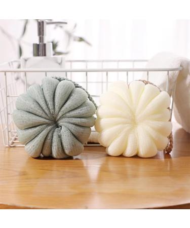 Buy Pack of 3 Exfoliating Shower Loofahs with Hanging Rope Ideal for Home & Hotel Bathing - Buy Online on GoSupps.com