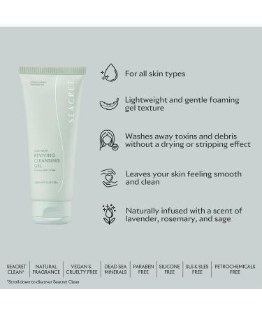SEACRET Face Wash Reviving Cleansing Gel - Nourishing Hydrating & International Shipping Available - Buy Online on GoSupps.com