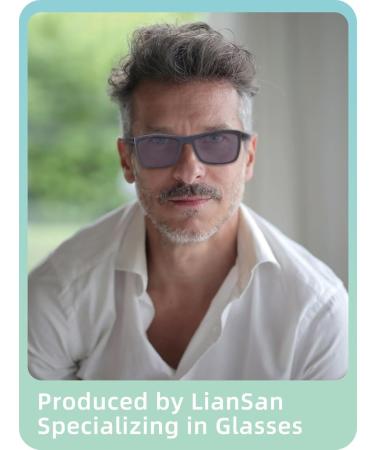 LianSan Premium Bifocal Reading Sunglasses for Men - Lightweight UV400 TR90 Sports Glasses with Built-in Readers (Grey 2.0x) for International Shipping - Buy Online on GoSupps.com