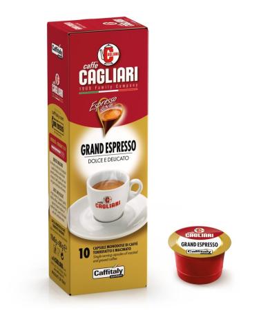 Caffitaly 100 Capsules caffitaly system Caffe 'Cagliari Grand expressed network