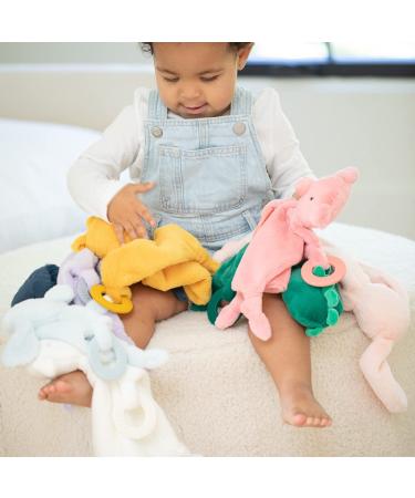Bella Tunno Teether Buddy - Soft Plush Baby Lovey with Textured Teether and Rattling Head - Dog Theme - Buy Online on GoSupps.com