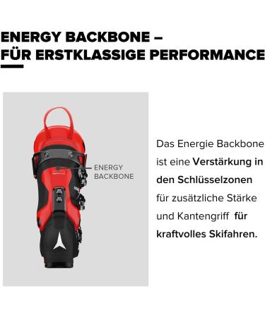 Atomic Hawx Prime 90 Ski Boots - Black Alpine Boot with 3D Ankle & Heel | Medium-Wide Fit for Advanced Skiers (27/27.5) - Buy Online on GoSupps.com