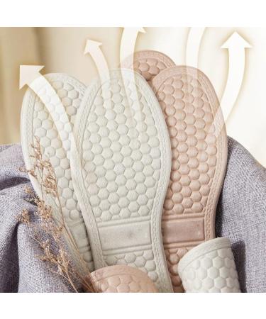 CSCDD Soft Shoe Insoles - Breathable Cotton Comfort Inserts for Men & Women (Size D 39-40) - Sweat Absorbing - Buy Online on GoSupps.com