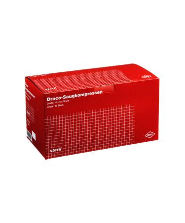 Suction compresses sterile 10x20 cm draco