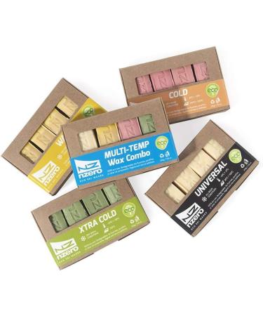 NZEROWAX Organic Ski Wax | Eco-Friendly Plant Wax for Skiing Snowboarding & Touring | 200g & 50g (x4) - Buy Online on GoSupps.com