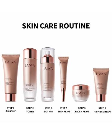 Revitalizing 6-Piece Anti-Aging Skin Care Set for Women Hydrating Firming & Wrinkle-Reducing Facial Care Kit with Cleanser Toner Eye Cream Lotion & Face Cream - Buy Online on GoSupps.com