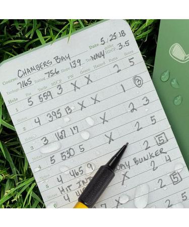 Rite in the Rain All Weather Golf Notebook - Green Field Flex - 3.5 x 6 - Club Yardage Book & Hole Notes - Buy Online on GoSupps.com